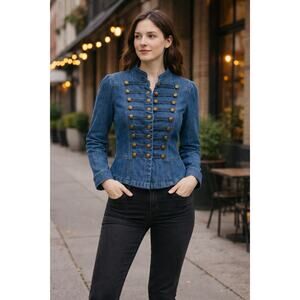 Vintage Ice Nine Military Style Jacket Castlecore Sz 6 Rare Collector Piece